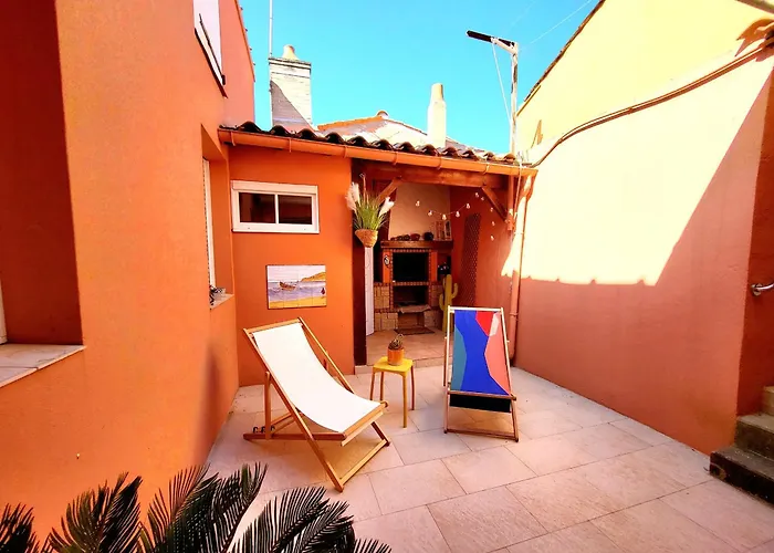 Maison De Pecheur Moderne Avec Terrasse, Proche Et Commerce - Barbecue - Wifi Gratuit - Fr-1-92-950 펜션 Les Sables-dʼOlonne